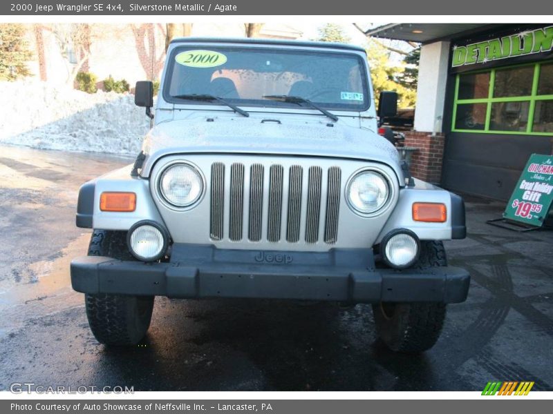 Silverstone Metallic / Agate 2000 Jeep Wrangler SE 4x4