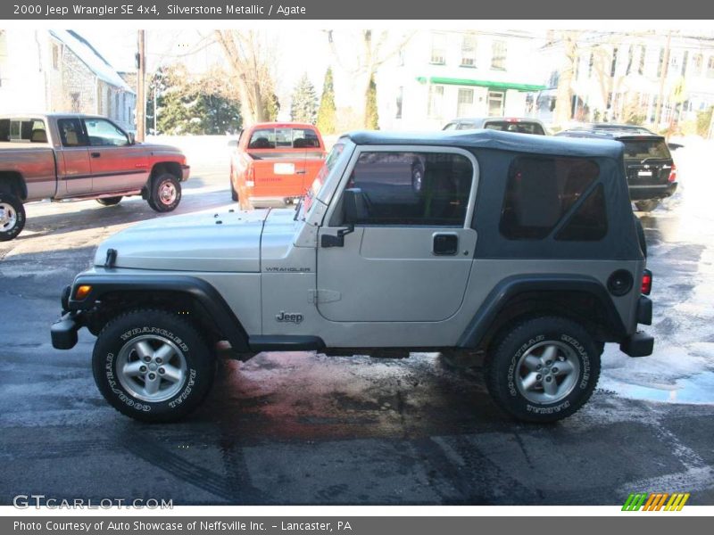 Silverstone Metallic / Agate 2000 Jeep Wrangler SE 4x4