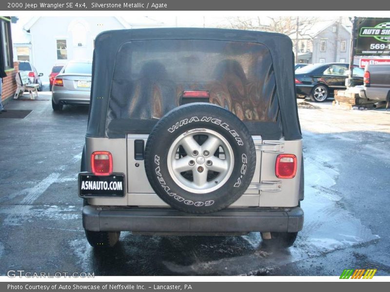 Silverstone Metallic / Agate 2000 Jeep Wrangler SE 4x4