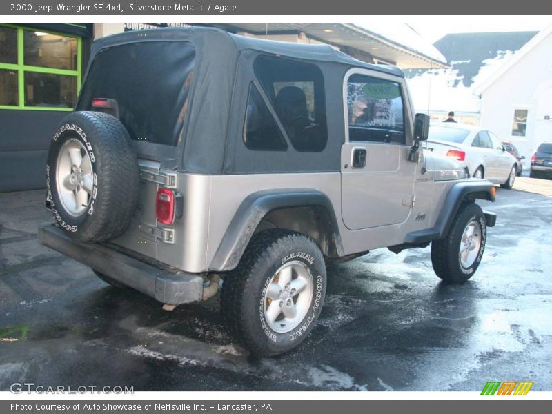 Silverstone Metallic / Agate 2000 Jeep Wrangler SE 4x4