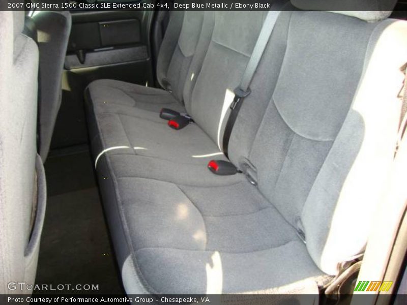 Deep Blue Metallic / Ebony Black 2007 GMC Sierra 1500 Classic SLE Extended Cab 4x4