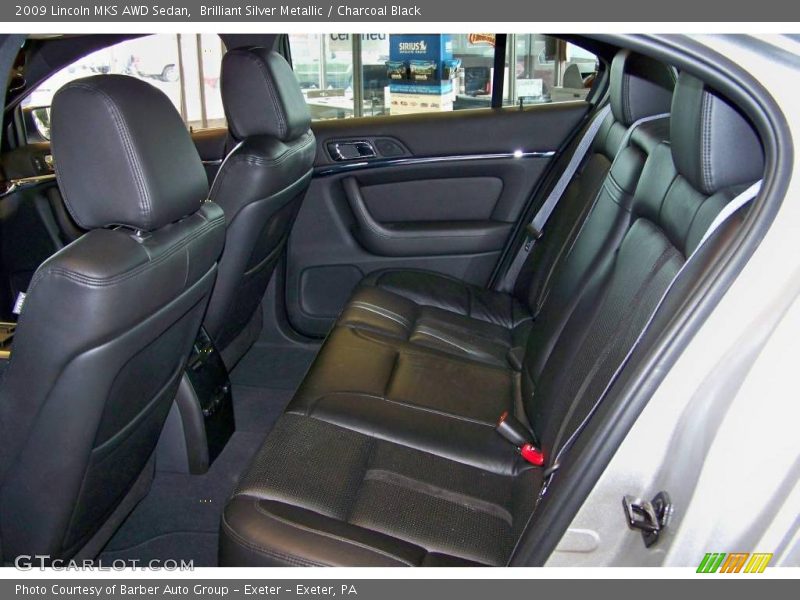 Brilliant Silver Metallic / Charcoal Black 2009 Lincoln MKS AWD Sedan