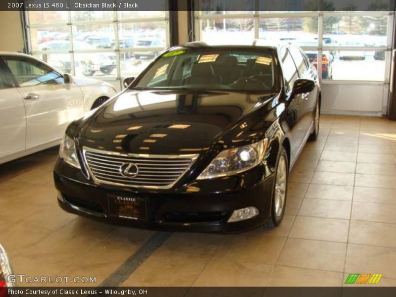 Obsidian Black / Black 2007 Lexus LS 460 L