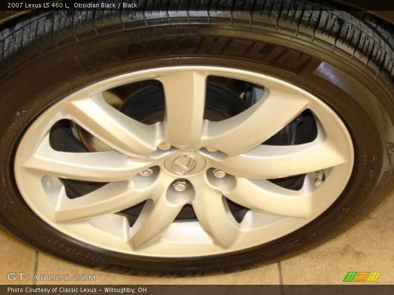 Obsidian Black / Black 2007 Lexus LS 460 L