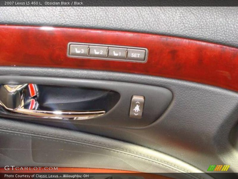 Obsidian Black / Black 2007 Lexus LS 460 L