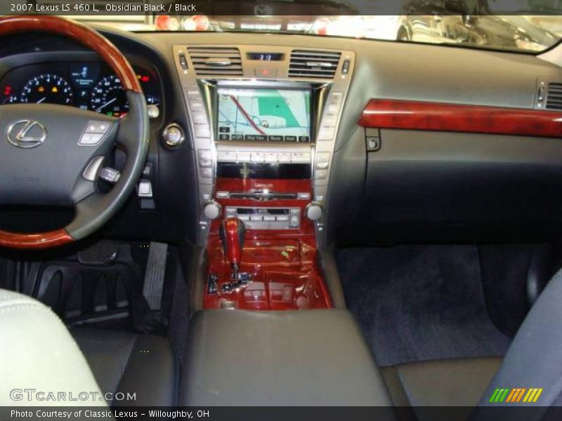 Obsidian Black / Black 2007 Lexus LS 460 L