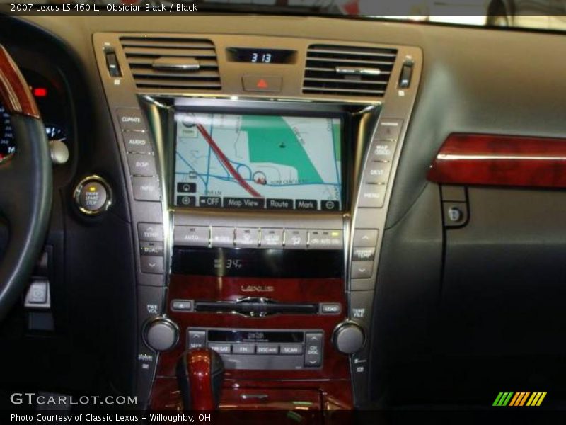 Obsidian Black / Black 2007 Lexus LS 460 L