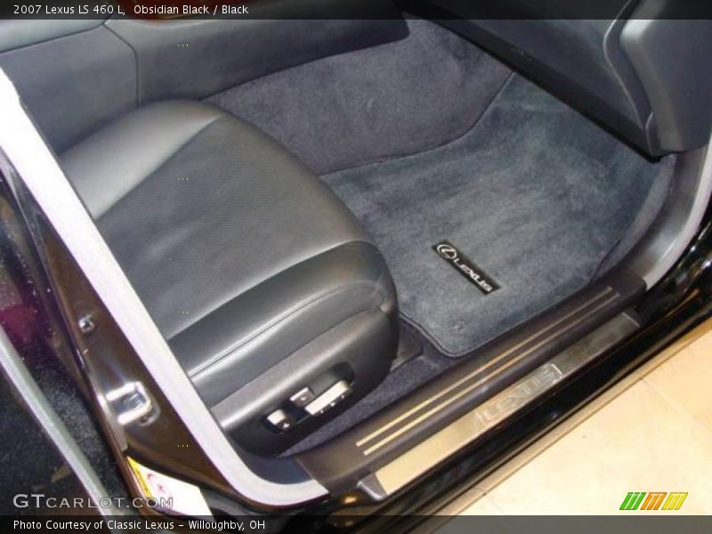 Obsidian Black / Black 2007 Lexus LS 460 L