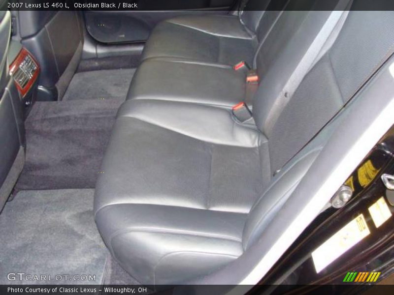 Obsidian Black / Black 2007 Lexus LS 460 L