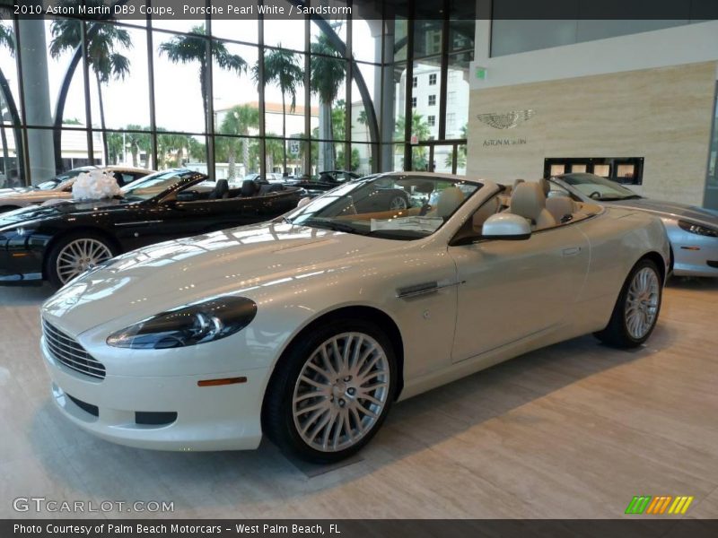 Porsche Pearl White / Sandstorm 2010 Aston Martin DB9 Coupe