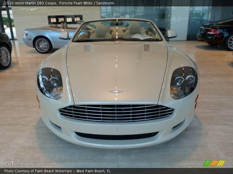 Porsche Pearl White / Sandstorm 2010 Aston Martin DB9 Coupe