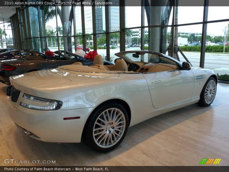 Porsche Pearl White / Sandstorm 2010 Aston Martin DB9 Coupe