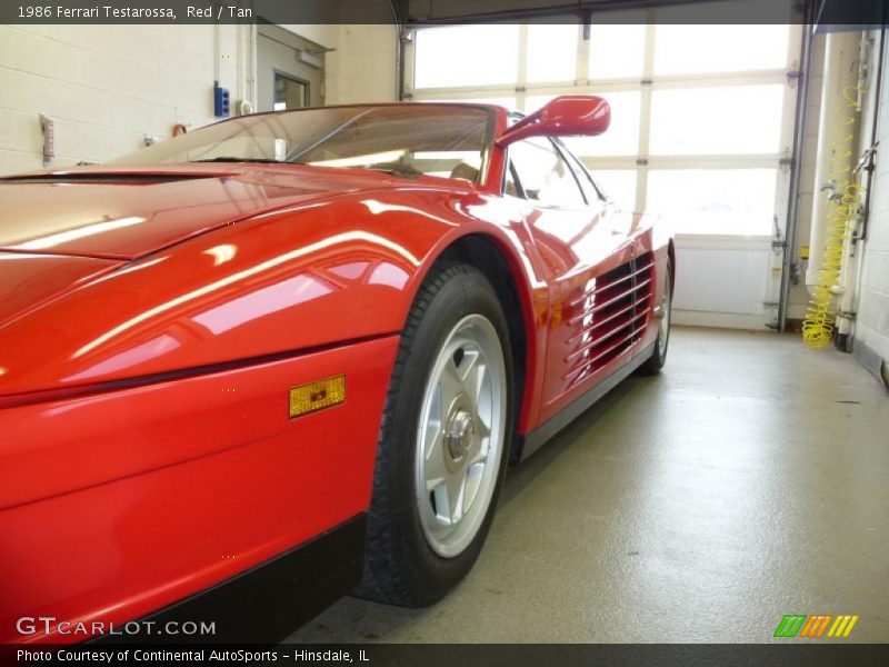 Red / Tan 1986 Ferrari Testarossa