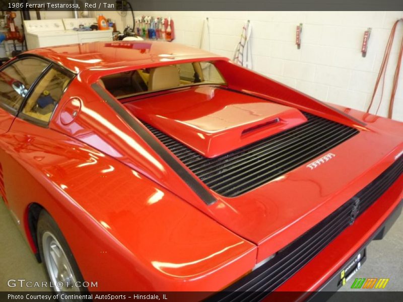Red / Tan 1986 Ferrari Testarossa