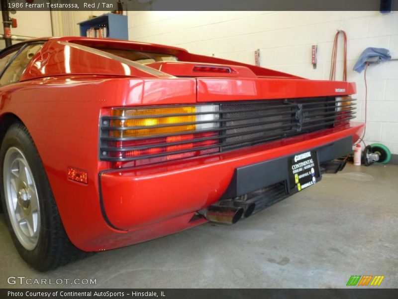 Red / Tan 1986 Ferrari Testarossa