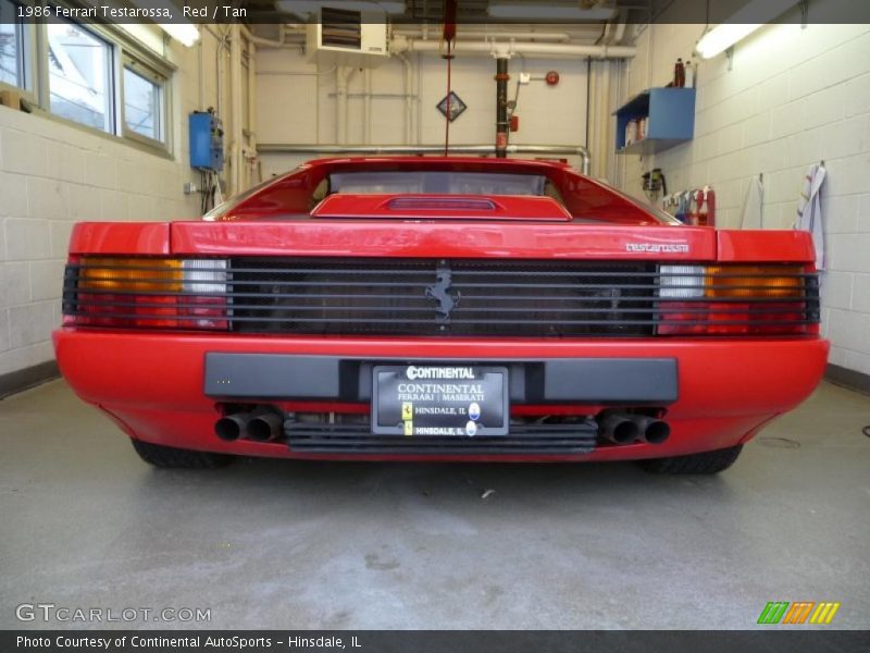 Red / Tan 1986 Ferrari Testarossa