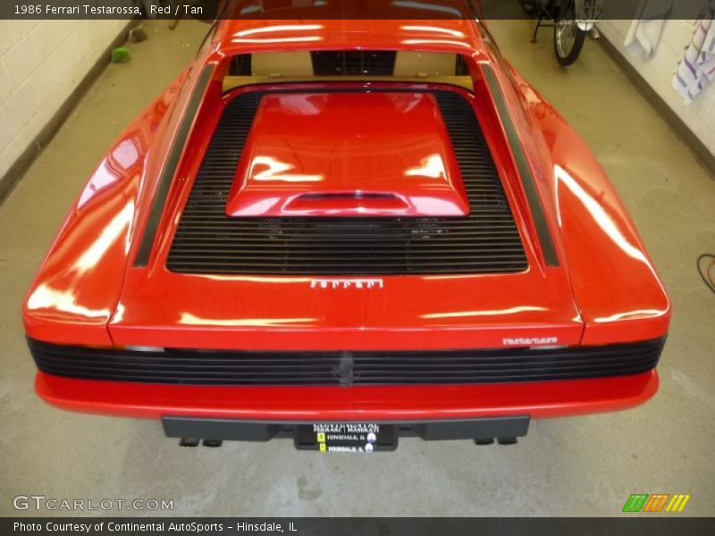 Red / Tan 1986 Ferrari Testarossa