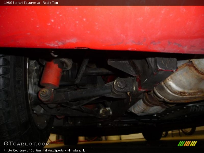 Red / Tan 1986 Ferrari Testarossa