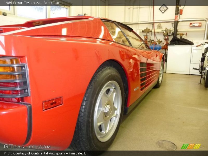 Red / Tan 1986 Ferrari Testarossa