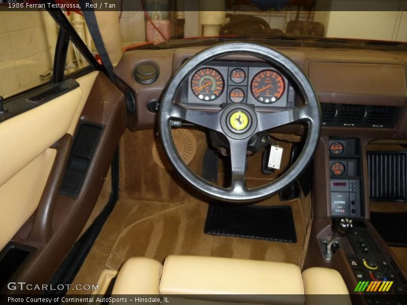 Dashboard of 1986 Testarossa 