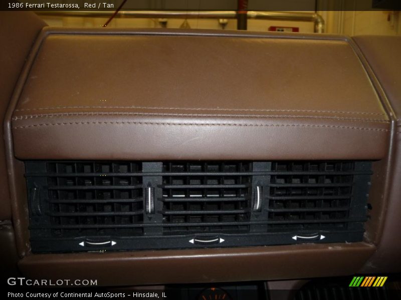 Red / Tan 1986 Ferrari Testarossa