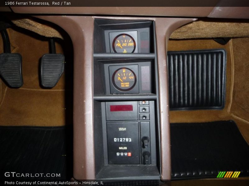 Red / Tan 1986 Ferrari Testarossa