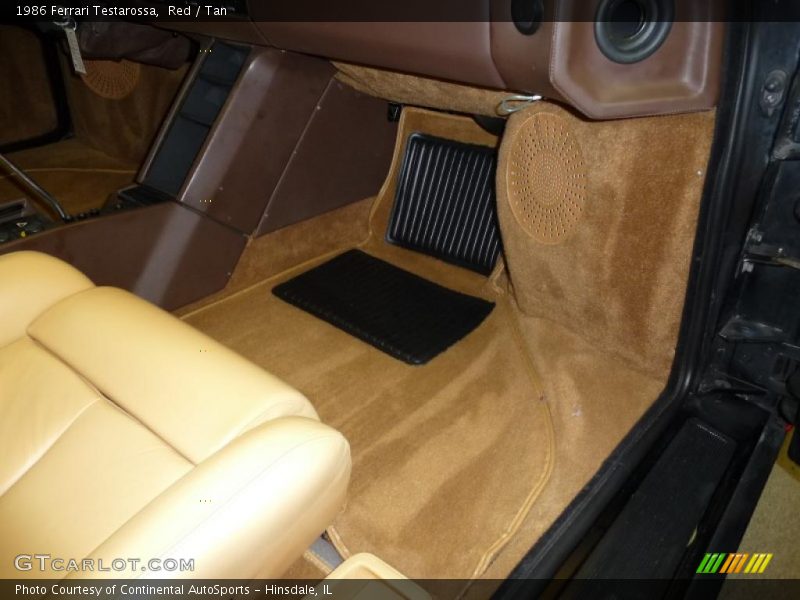 Red / Tan 1986 Ferrari Testarossa