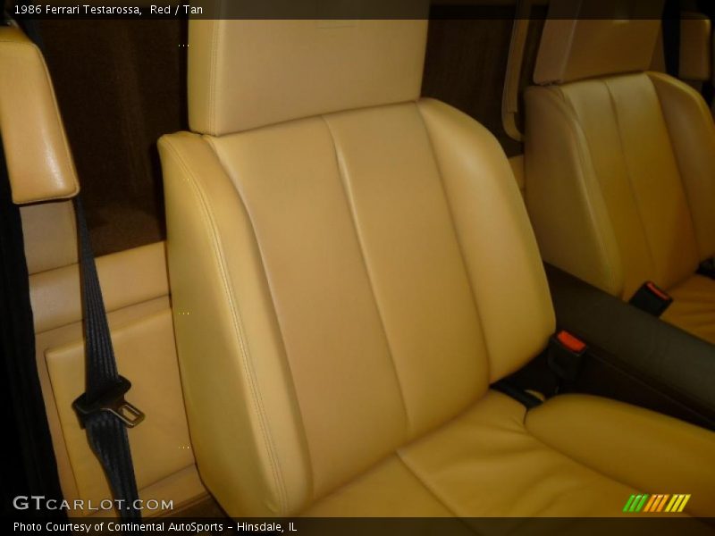 Red / Tan 1986 Ferrari Testarossa
