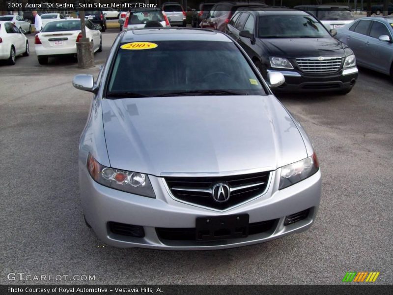 Satin Silver Metallic / Ebony 2005 Acura TSX Sedan