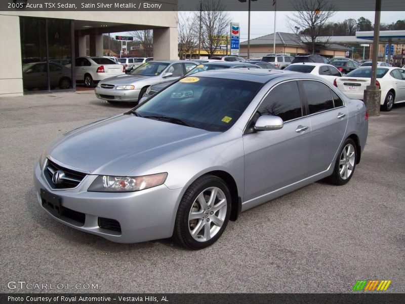 Satin Silver Metallic / Ebony 2005 Acura TSX Sedan