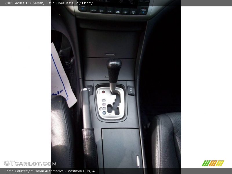Satin Silver Metallic / Ebony 2005 Acura TSX Sedan