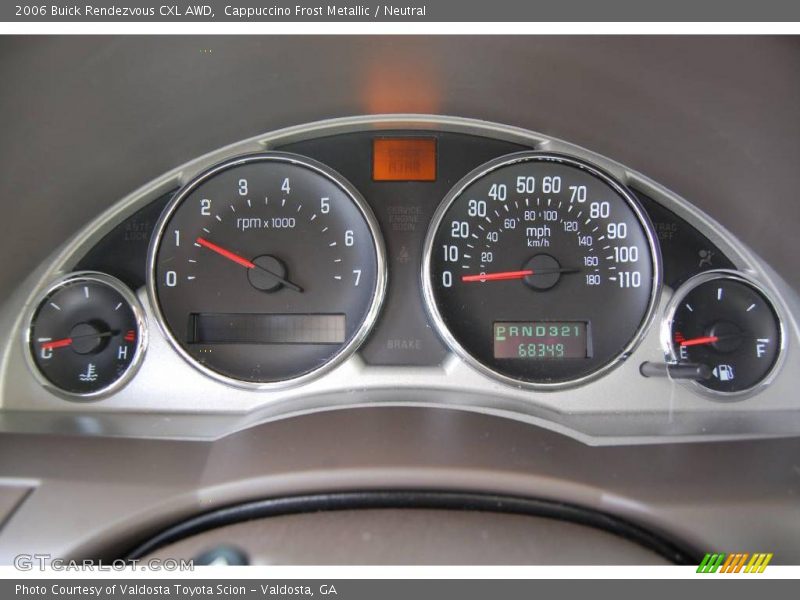 Cappuccino Frost Metallic / Neutral 2006 Buick Rendezvous CXL AWD