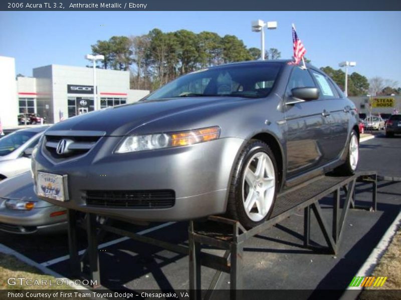 Anthracite Metallic / Ebony 2006 Acura TL 3.2