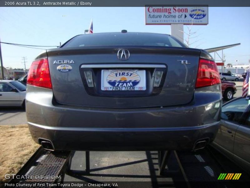 Anthracite Metallic / Ebony 2006 Acura TL 3.2
