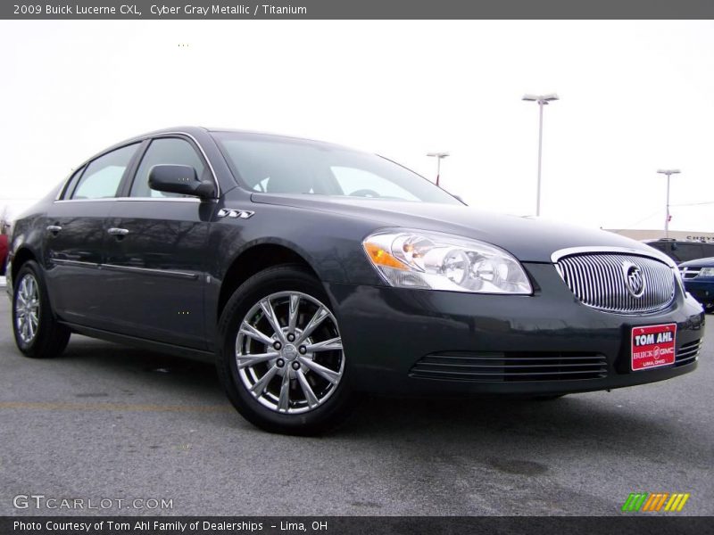 Cyber Gray Metallic / Titanium 2009 Buick Lucerne CXL