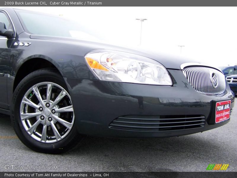 Cyber Gray Metallic / Titanium 2009 Buick Lucerne CXL