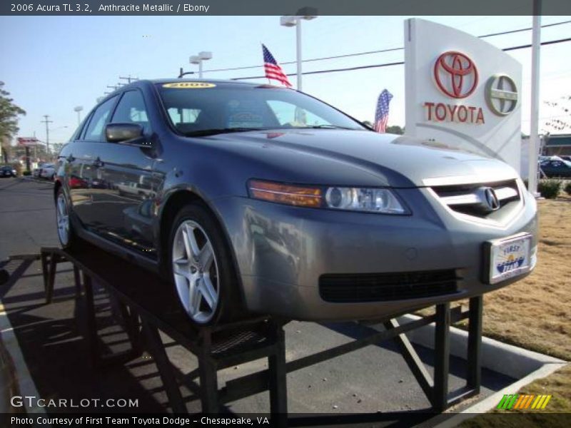Anthracite Metallic / Ebony 2006 Acura TL 3.2