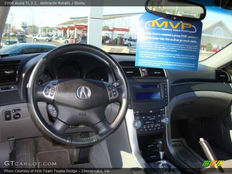 Anthracite Metallic / Ebony 2006 Acura TL 3.2