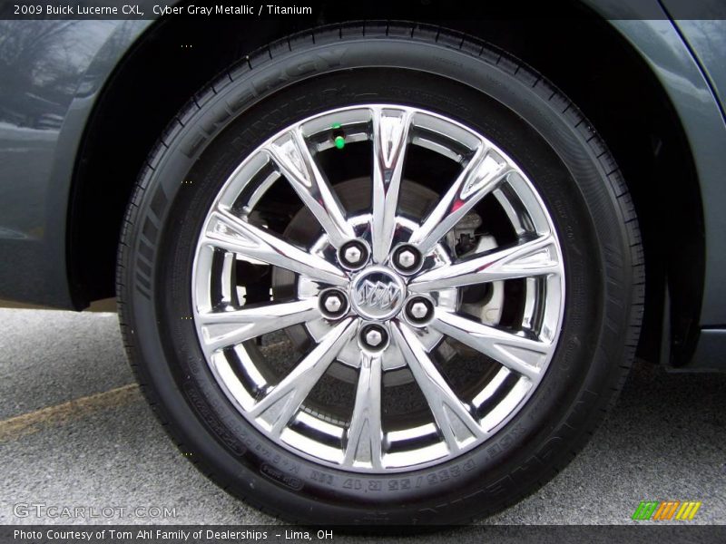 Cyber Gray Metallic / Titanium 2009 Buick Lucerne CXL