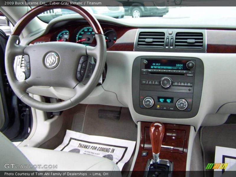 Cyber Gray Metallic / Titanium 2009 Buick Lucerne CXL