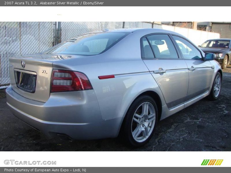 Alabaster Silver Metallic / Ebony/Silver 2007 Acura TL 3.2