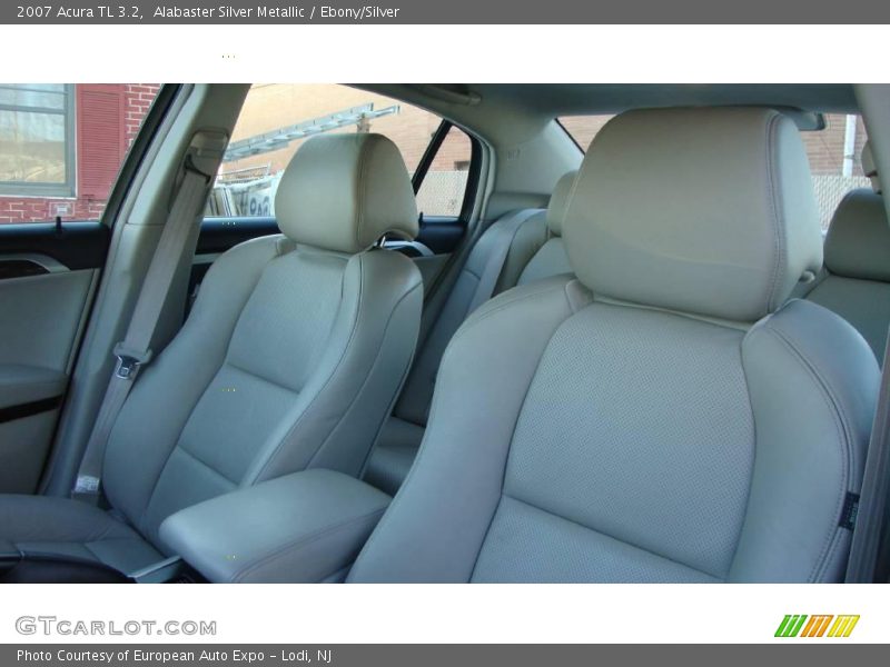 Alabaster Silver Metallic / Ebony/Silver 2007 Acura TL 3.2