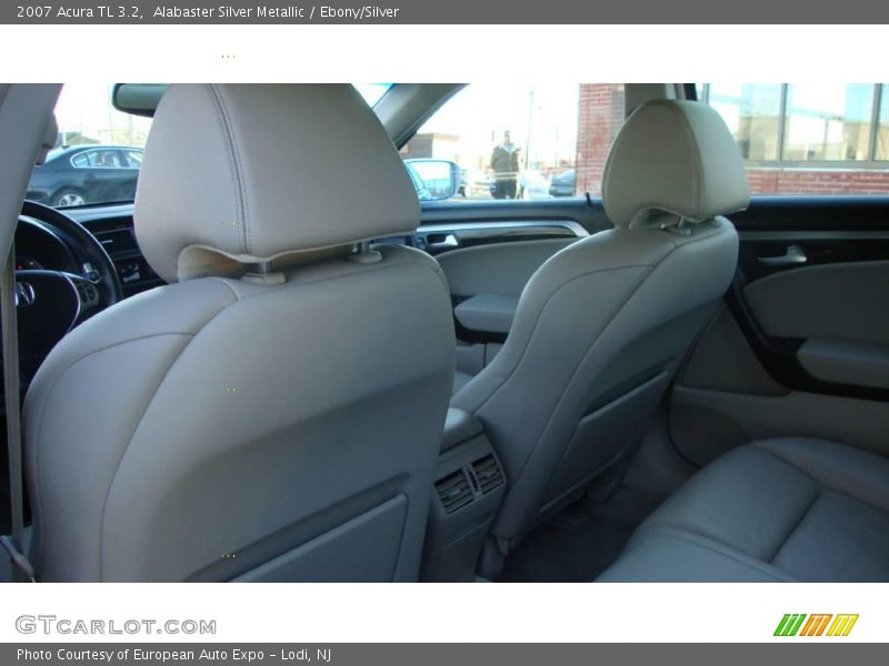 Alabaster Silver Metallic / Ebony/Silver 2007 Acura TL 3.2