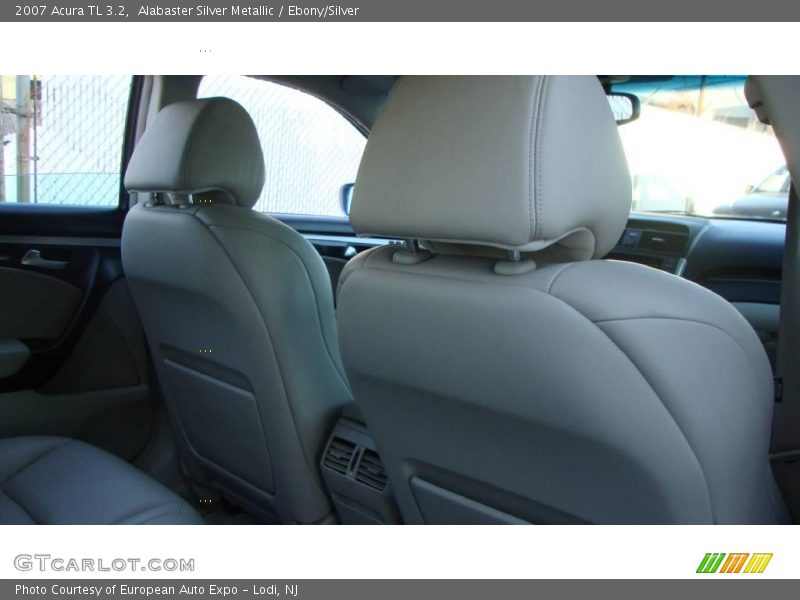 Alabaster Silver Metallic / Ebony/Silver 2007 Acura TL 3.2