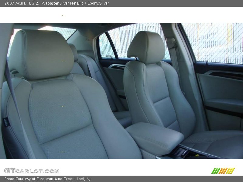 Alabaster Silver Metallic / Ebony/Silver 2007 Acura TL 3.2