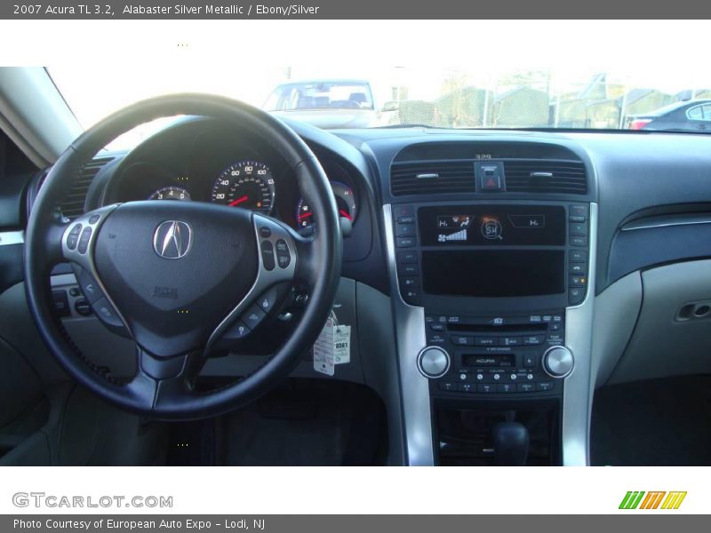 Alabaster Silver Metallic / Ebony/Silver 2007 Acura TL 3.2