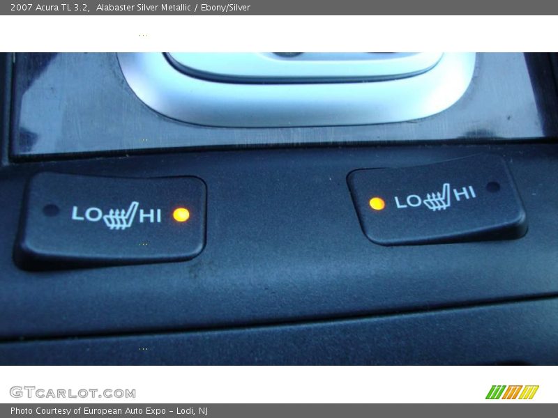 Alabaster Silver Metallic / Ebony/Silver 2007 Acura TL 3.2