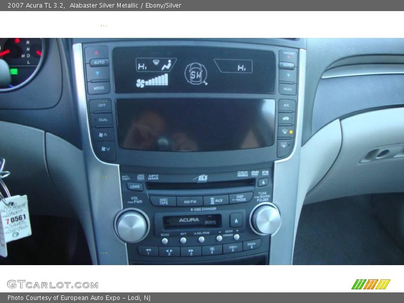 Alabaster Silver Metallic / Ebony/Silver 2007 Acura TL 3.2