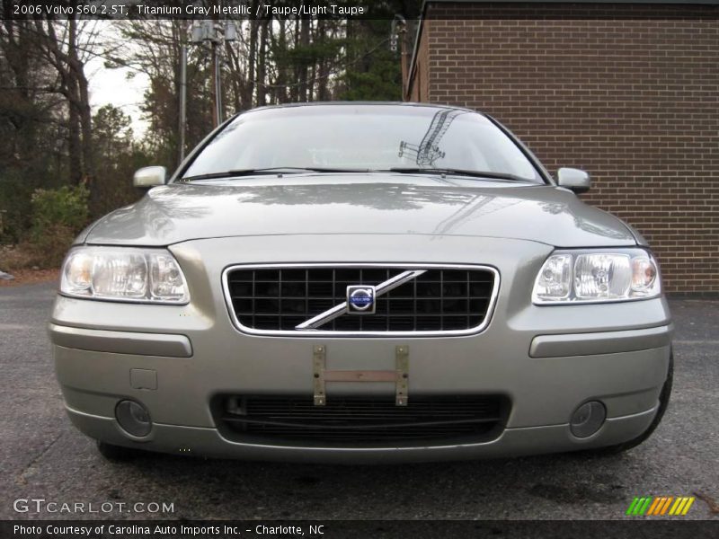Titanium Gray Metallic / Taupe/Light Taupe 2006 Volvo S60 2.5T