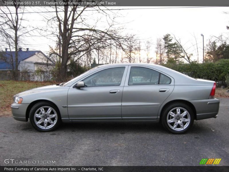 Titanium Gray Metallic / Taupe/Light Taupe 2006 Volvo S60 2.5T
